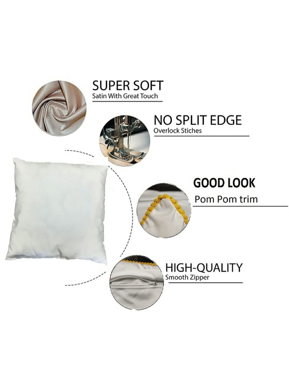 Mask Emoji Printed Cushion Cover With Filler Size 30*30cms