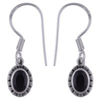 Amethyst Natural Gemstone 925 Sterling Solid Silver Oval Cut Stone Handmade Earrings