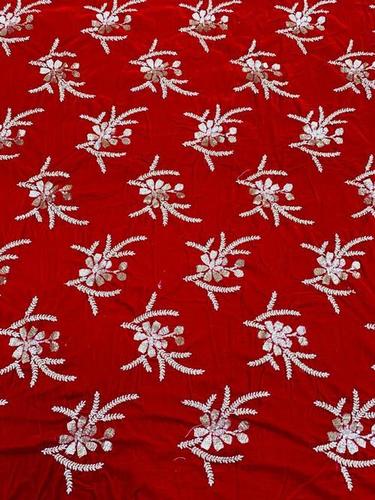 Exceptionally Soft Embroidery Velvet Fabric