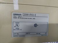 Omron Sysmac Programmable Controller C200hs-cpu31-e