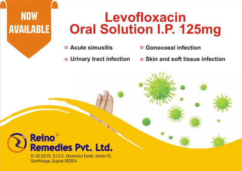 Levofloxacin Oral Solution 125Mg General Medicines