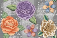 15083 Glossy Ceramic Wall Tiles 300x450mm