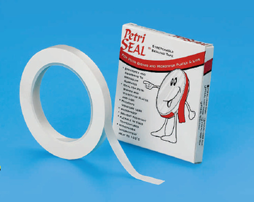 Tarsons 570011 Petri Seal - Plastic Material, 22 cm Length, White Color | Evaporation Reduction, Contamination Prevention for Petri Dishes and Multiwell Plates