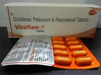 Paracetamol and Diclofenac Potassium Tablets