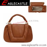Brown Ladies Pu Handbag