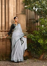 Linen Saree