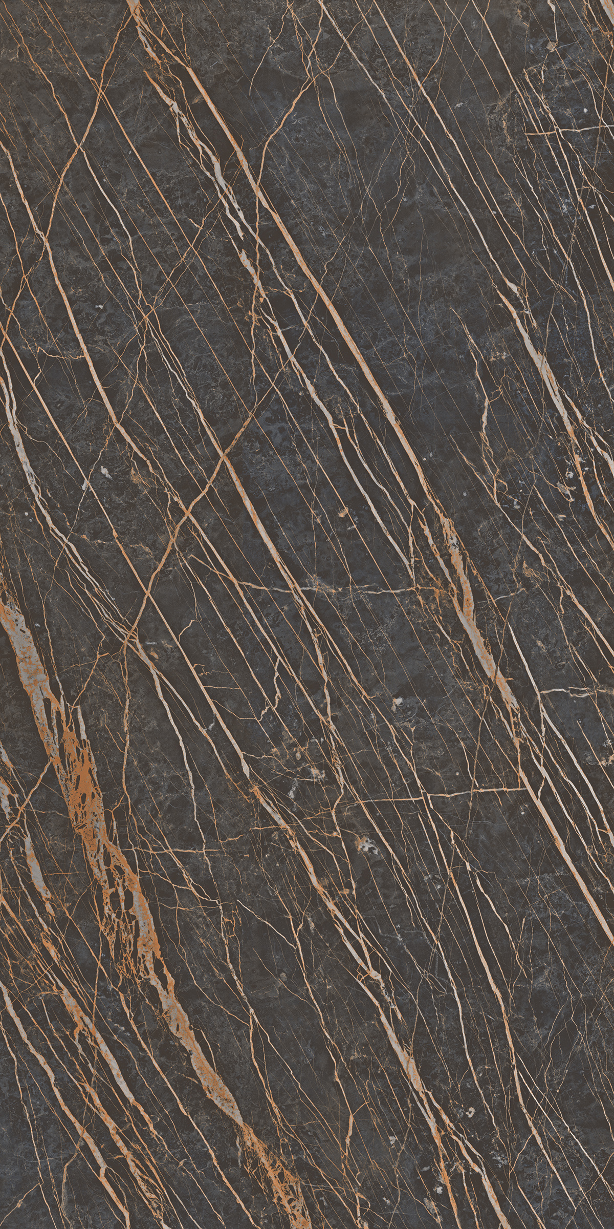 Noir Desir Lucidato 1200x2400mm Slab Porcelain Tiles