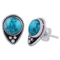Tiger Eye Natural Gemstone 925 Sterling Solid Silver Round Cabochon Stone Handmade Stud Earrings
