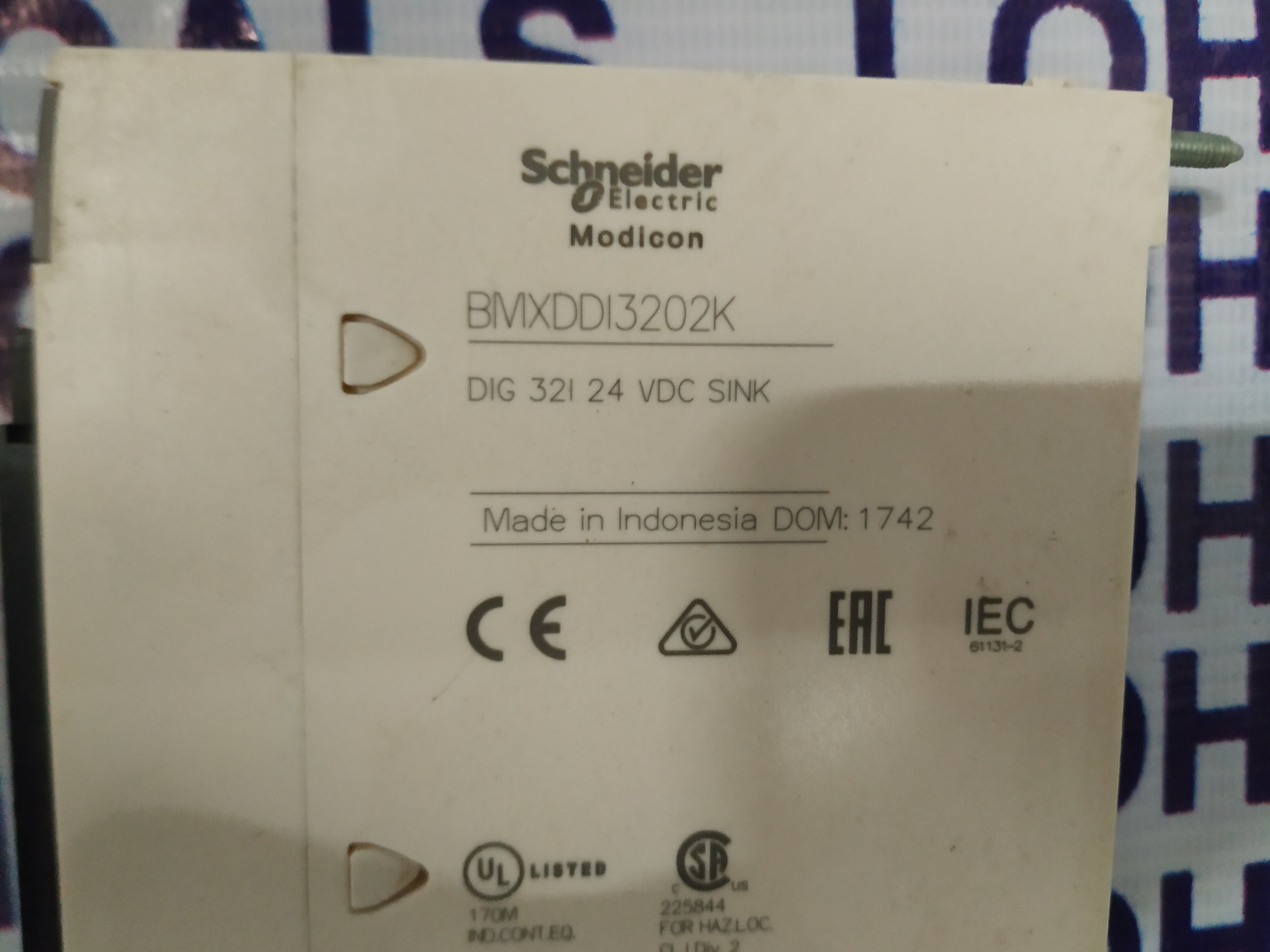 SCHNEIDER MODICON DISCRETE INPUT MODULE BMXDDI3202K