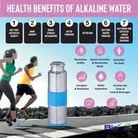 1 Litre Ss Alkaline, Antioxidant, Antibacterial, Mineralising Aaa Bottle