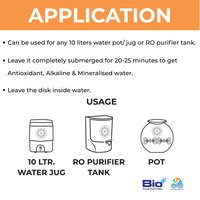Antioxidant, Alkaline, Antibaterial, Mineralising Titanic Disk For 5 Litres Storage Tank
