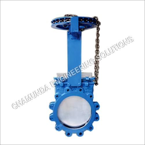 Knife Edge Valve For Chain Operated Size: Customized