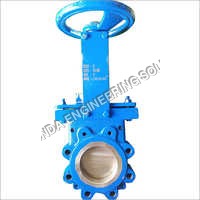 Mild Steel Pulp Valve - Color: Blue