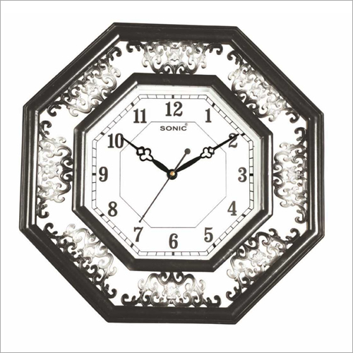14 Inch Hexagonal Shape Wall Clock