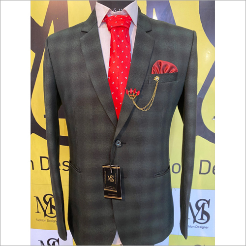 Mens Check Blazer