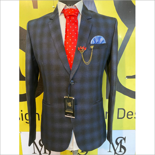 Mens Dark Blue Blazer