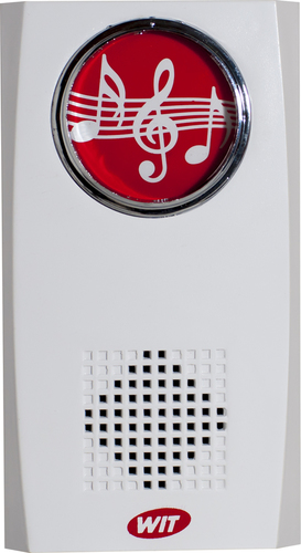 Wit B60 Musical 16 Tune Bell - White Finish | Ideal for House and Office Use, Enriching Sound Quality with 16 Melodic Tunes