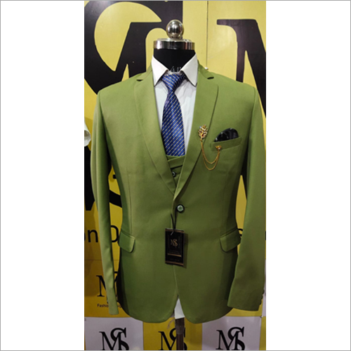 Mens Light Green Tuxedo Waistcoat