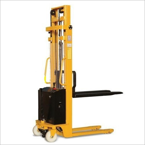Semi Electric Hydraulic stackers By FORCELIFT MATERIAL MOVEMENTS