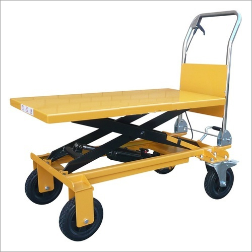MS Scissor Lift Trolley By FORCELIFT MATERIAL MOVEMENTS