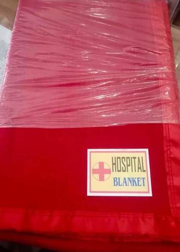 70% Woolen Hospital Blankets 2200g 60*90inches