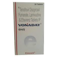 Vonaday (Tenofovir Disoproxil Fumarate, Lamivudine & Efavirenz) Tablet