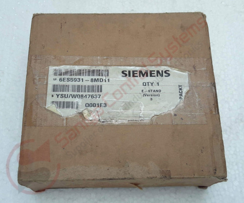Yellow Siemens 6Es5 931-8Md11 Simatic S5-100U Ps 931 Power Supply