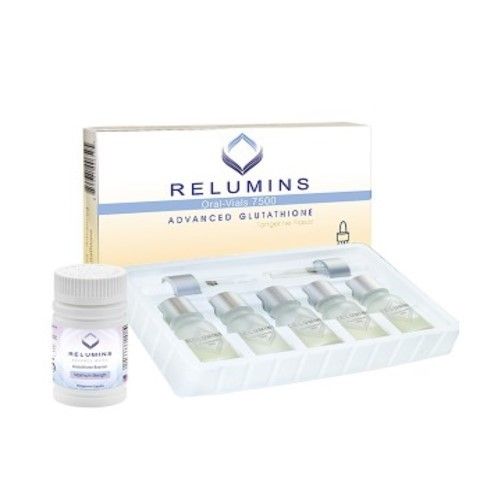 Relumins Oral-Vials 7500mg Sublingual Glutathione