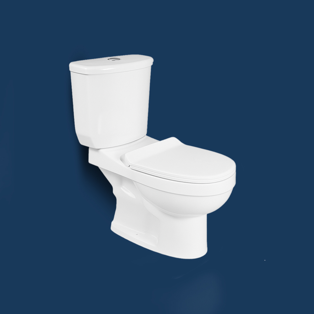Aqua Two Piece Water Closet - Color: White