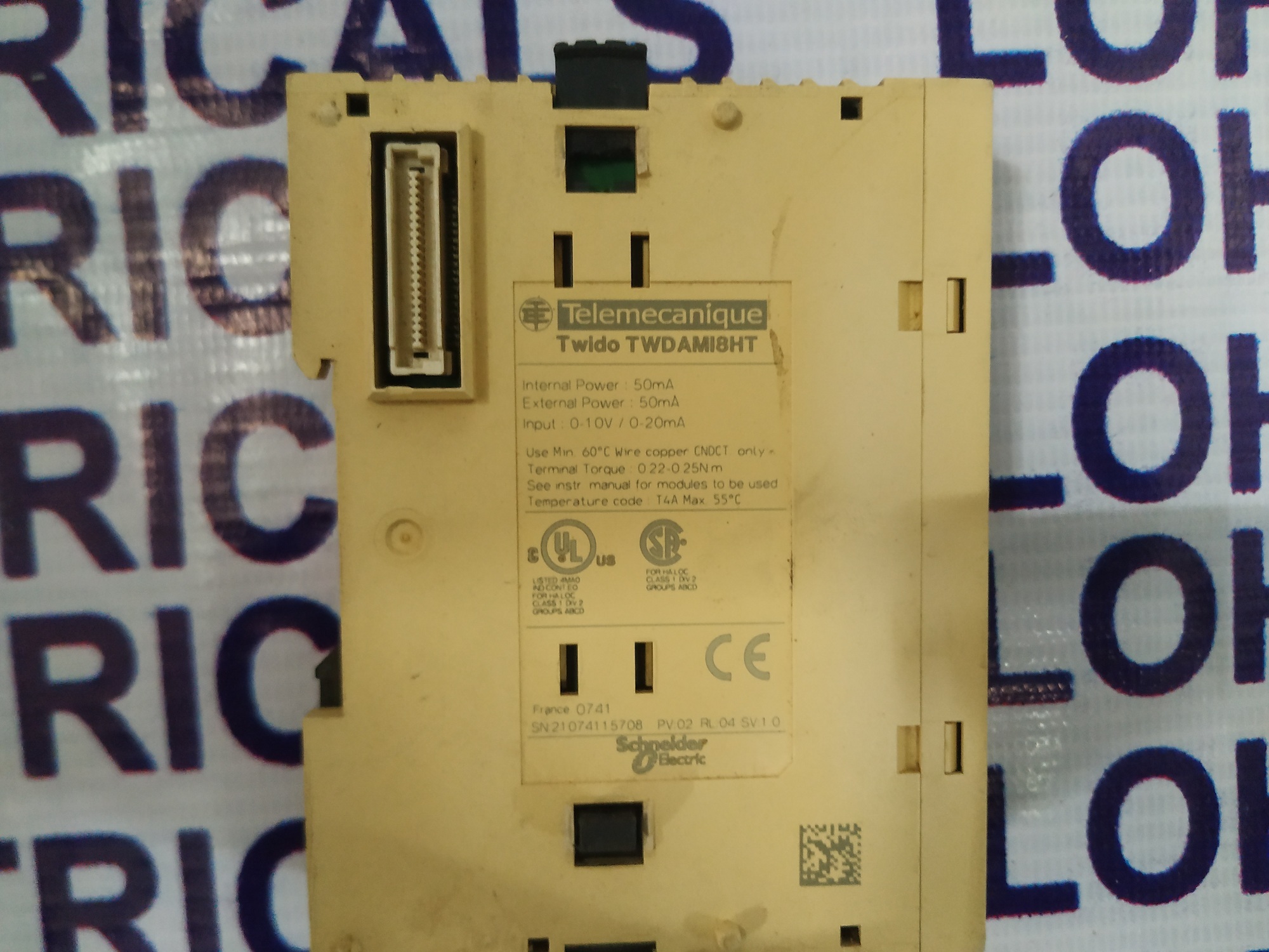 Schneider Analog Input Module Twdami8ht