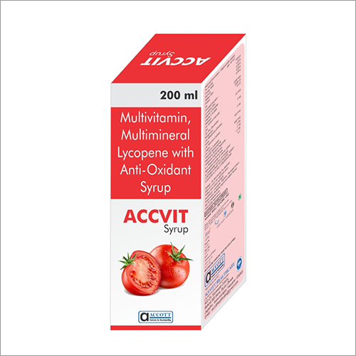 200 ML Multivitamin Multimineral Lycopene With Anti-Oxidant Syrup