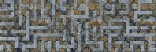 Eros Puzzal Decor Ceramic Wall Tiles 300x900mm