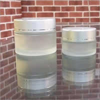 20-50 gram Frosted Glass Jar