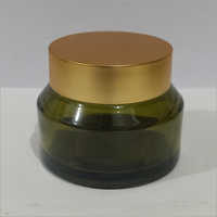 500gram olive Green Glass Jar