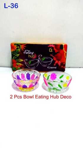 Bowl Set 2 Pcs Kanthi Tulip Bowl/fanta Deco Fancy Box