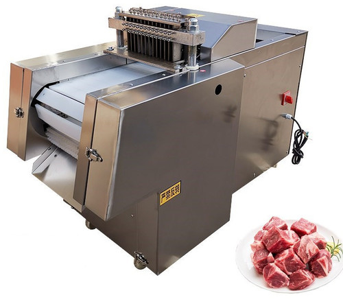 ZQ-310 Automatic Raw Chicken Pork Meat Cutting Machine Frozen Meat Cutter Machine