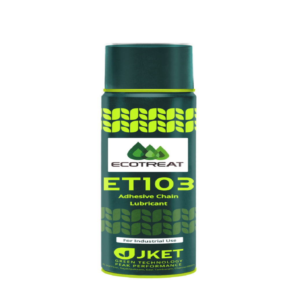 Adhesive Chain Lubricant - Synthetic, 100g Aerosol Can, Green Color | Spray Application for Industrial, Automotive, and Agricultural Machinery