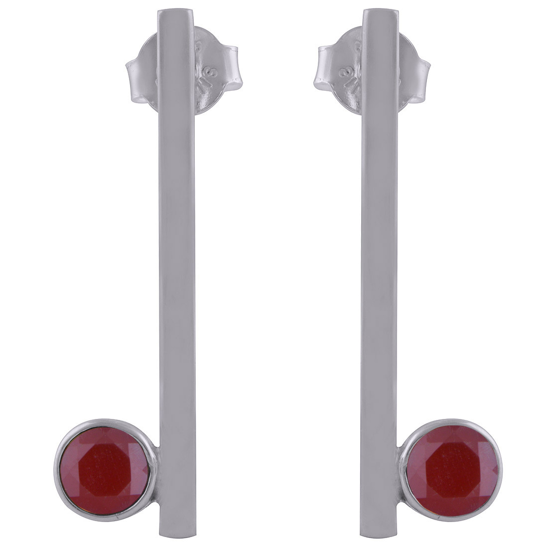 Peridot Natural Gemstone 925 Sterling Solid Silver Round Cut Stone Handmade Stud Earrings