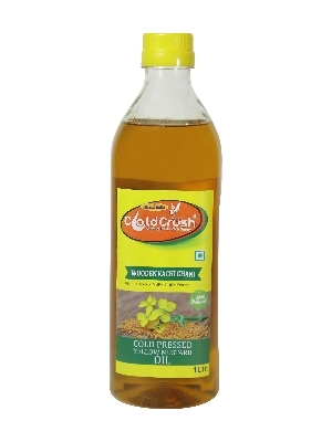 Organic 1 Ltr Cold Pressed Mustard Oil