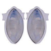 Amethyst Natural Gemstone 925 Sterling Solid Silver Marquise Cut Stone Handmade Stud Earrings