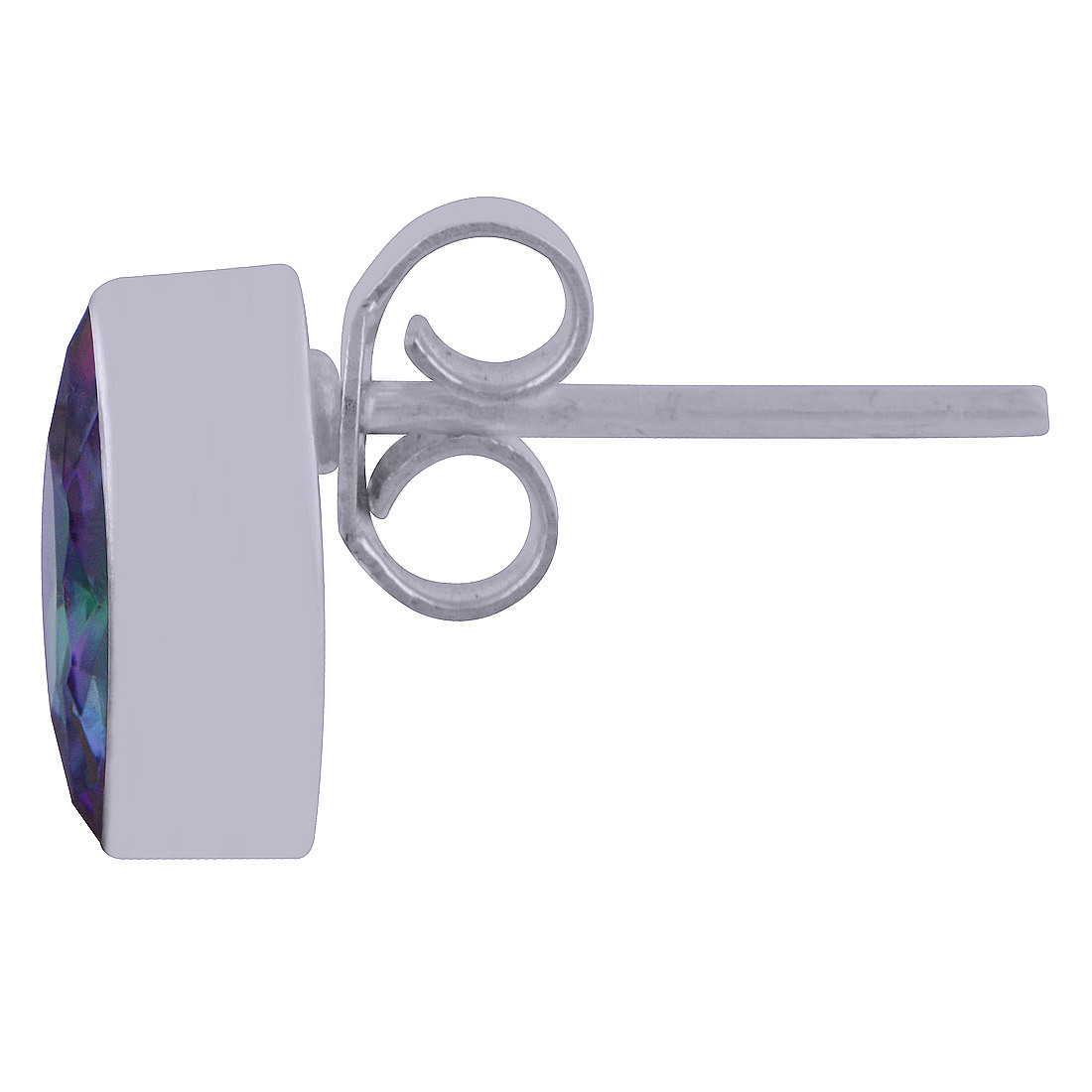 Amethyst Natural Gemstone 925 Sterling Solid Silver Marquise Cut Stone Handmade Stud Earrings