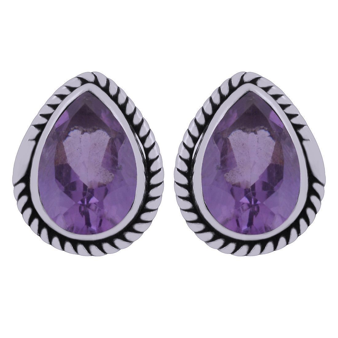 Green Onyx Natural Gemstone 925 Sterling Solid Silver Pear Cut Stone Handmade Stud Earrings