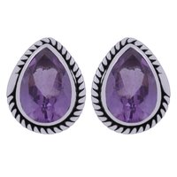 Green Onyx Natural Gemstone 925 Sterling Solid Silver Pear Cut Stone Handmade Stud Earrings