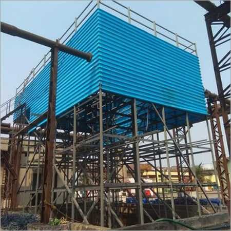 Pultruded Cooling Tower - Fiberglass Reinforced Polyester, 250 CMH+ Capacity, Induced Draft Design, Three Phase Supply