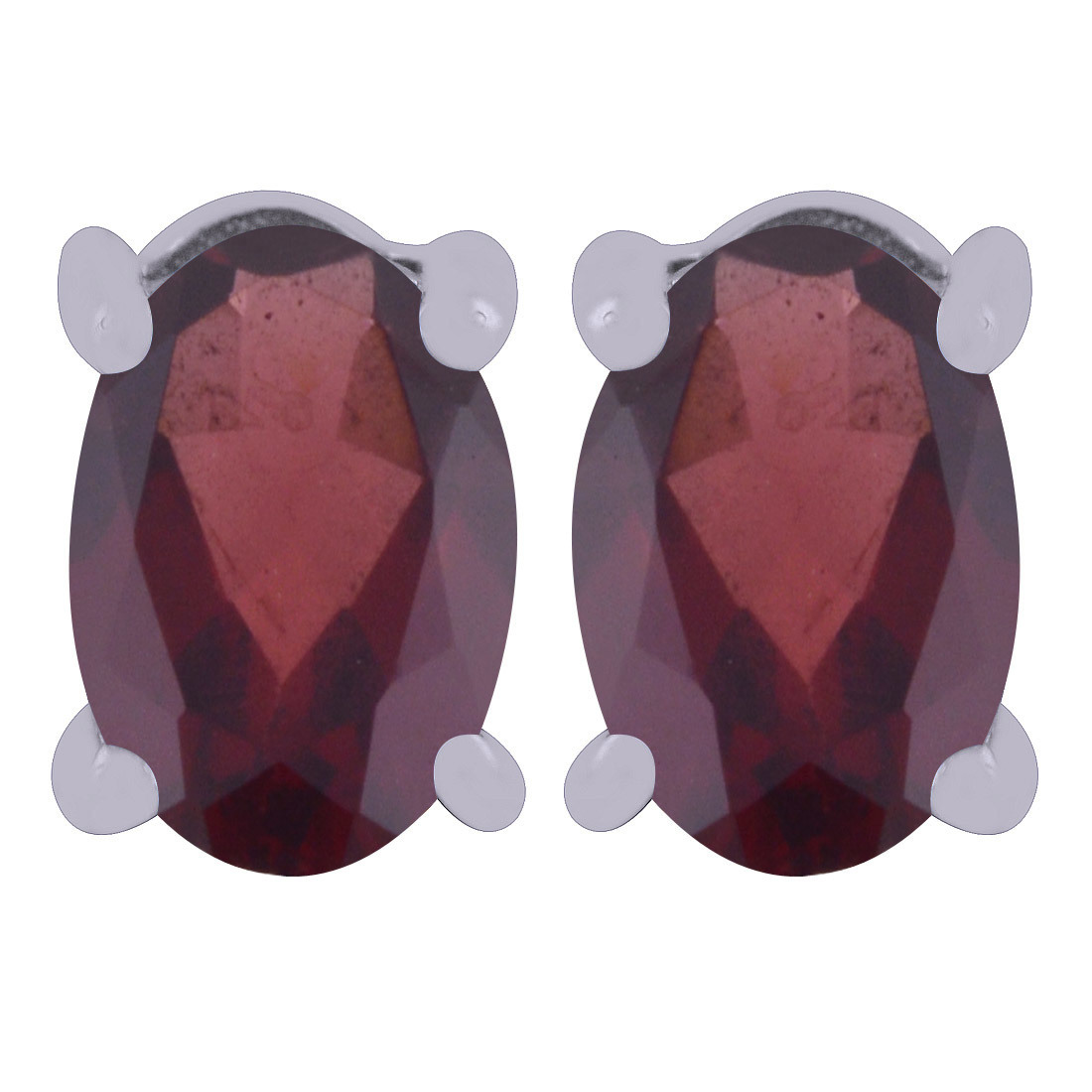 Citrine Natural Gemstone 925 Sterling Solid Silver Oval Cut Stone Handmade Stud Earrings