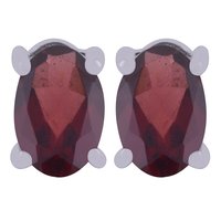 Citrine Natural Gemstone 925 Sterling Solid Silver Oval Cut Stone Handmade Stud Earrings