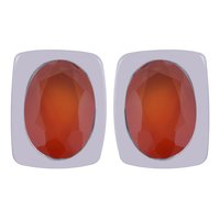Peridot Natural Gemstone 925 Sterling Solid Silver Oval Cut Stone Handmade Stud Earrings