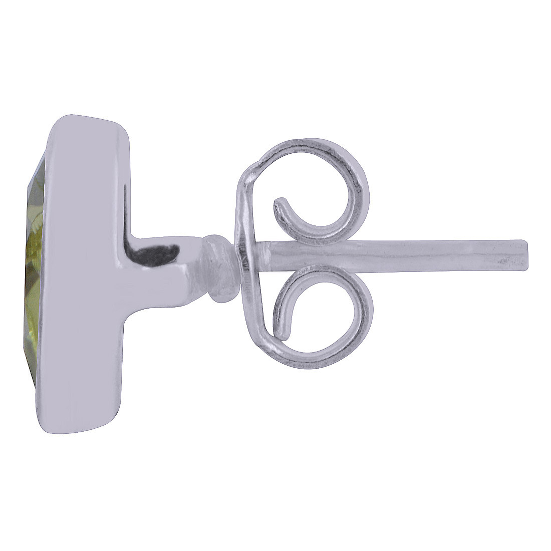 Peridot Natural Gemstone 925 Sterling Solid Silver Oval Cut Stone Handmade Stud Earrings