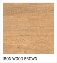 Polished Iron Wood Brown Pgvt Tiles - Size: 600x600 Mm