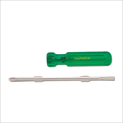 Two in One Screwdriver - Stainless Steel, 10 Inch Size | Plastic Handle, Personal Use, 450 Grams Weight